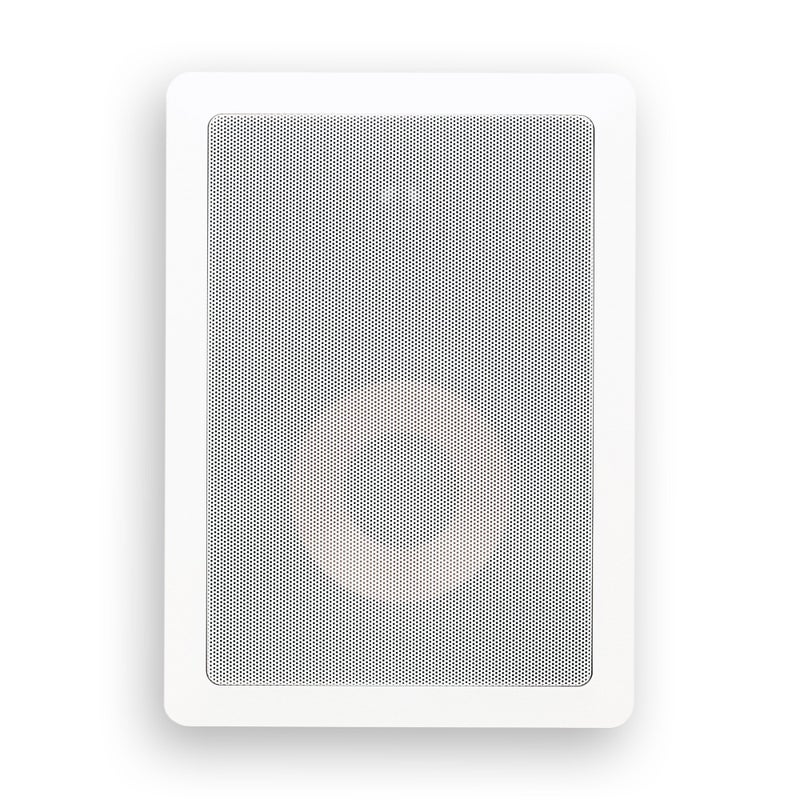 Micca M-6S 2-Way in-Wall Speaker, 7.3"(W) by 10.7"(H) Cutout, Home Theater, Whole House Audio, Indoor or Covered Outdoor, 6.5" Woofer, 1" Tweeter, White, Paintable, Each - Image 4